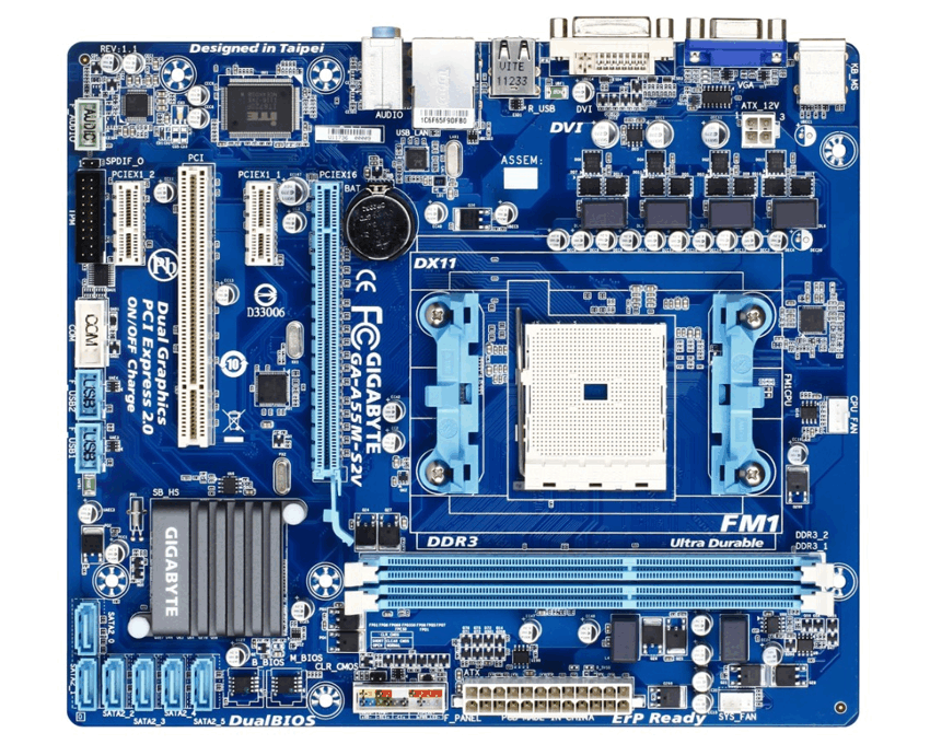 Placa Base Gigabyte AMD GA-A55M-S2V
