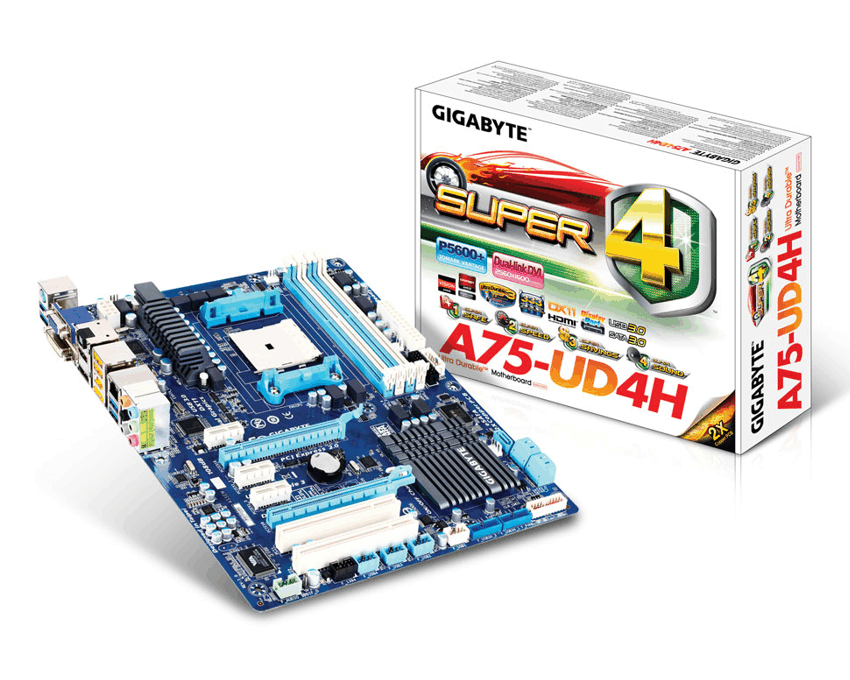 Placa Base Gigabyte AMD GA-A75-UD4H imagen 2