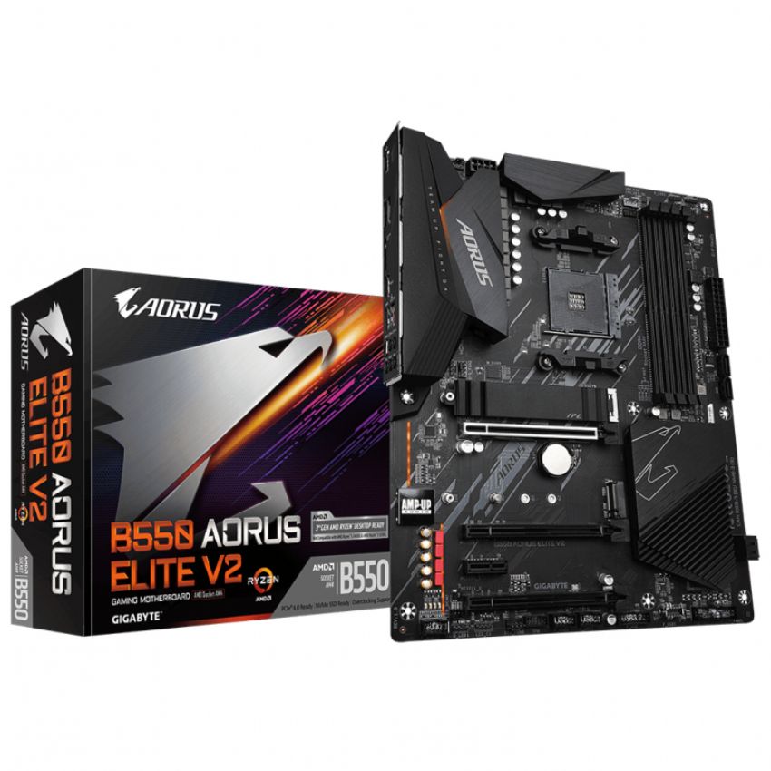 Placa Base Gigabyte B550 AORUS ELITE V2 AM4 ATX 4XDDR4
