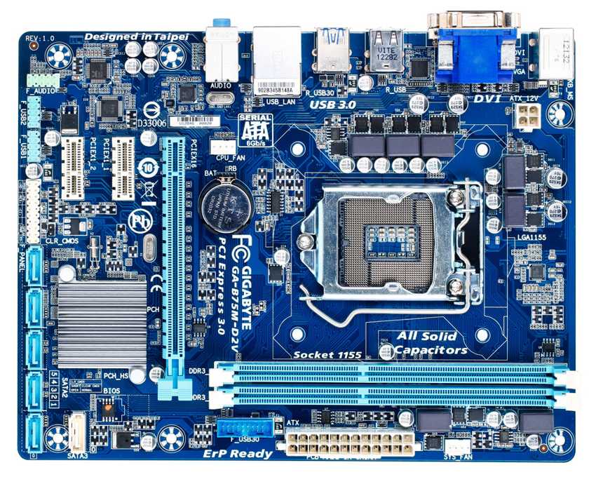 Placa Base Gigabyte B75M D2V