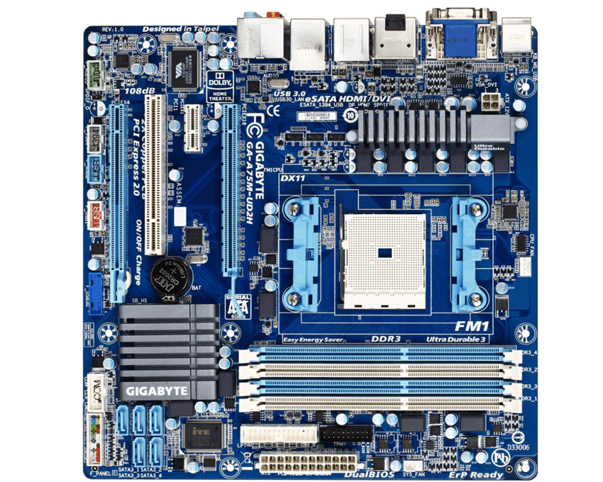 Placa Base Gigabyte GA-A75M-UD2H