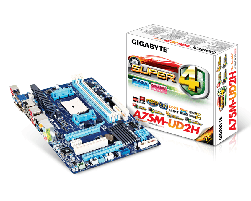 Placa Base Gigabyte GA-A75M-UD2H imagen 2