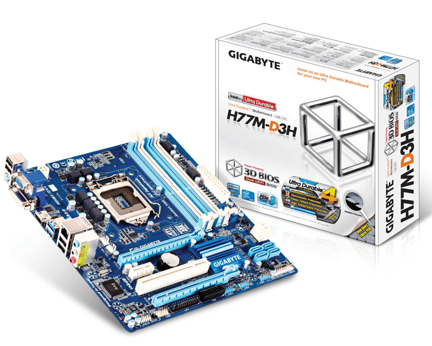Placa Base Gigabyte GA-H77M-D3H imagen 2