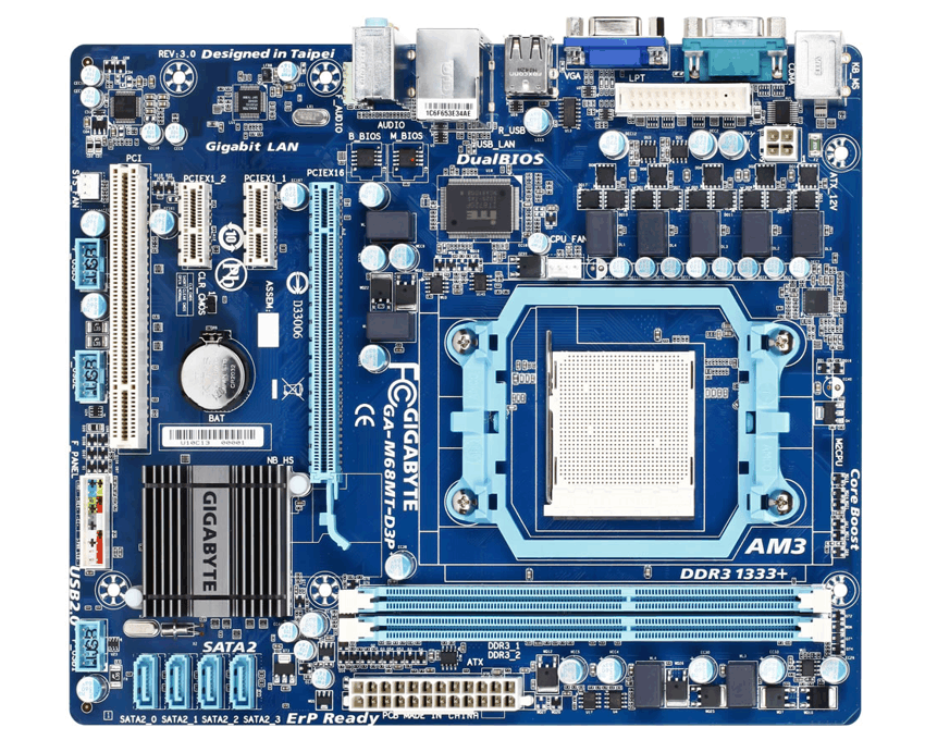 Placa Base Gigabyte GA-M68MT-D3