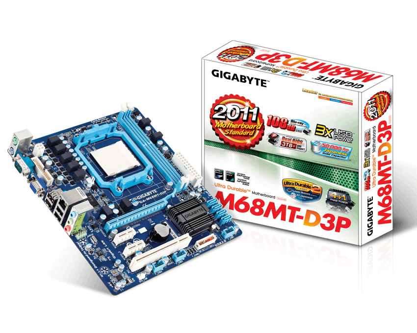 Placa Base Gigabyte GA-M68MT-D3 imagen 2