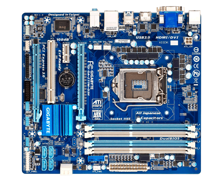 Placa Base Gigabyte GA-Z77M-D3H