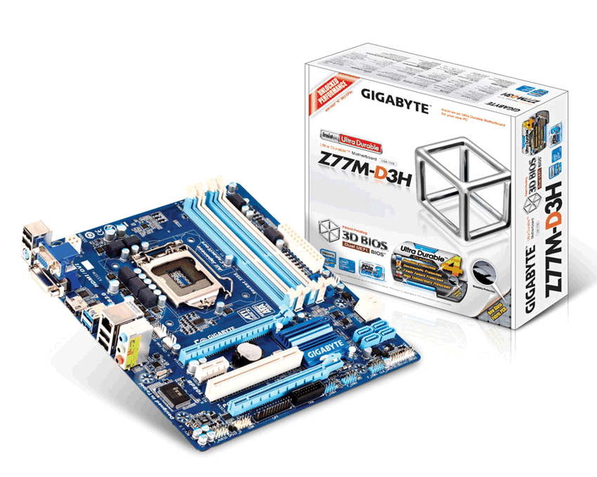 Placa Base Gigabyte GA-Z77M-D3H imagen 2