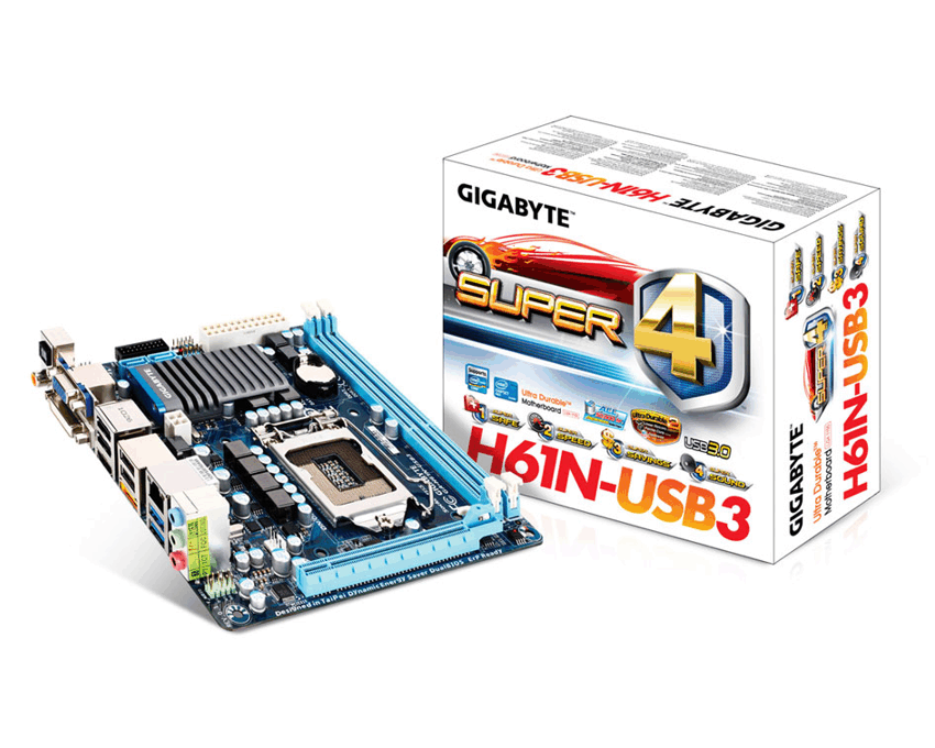 Placa Base Gigabyte H61N-USB3-B3 imagen 2