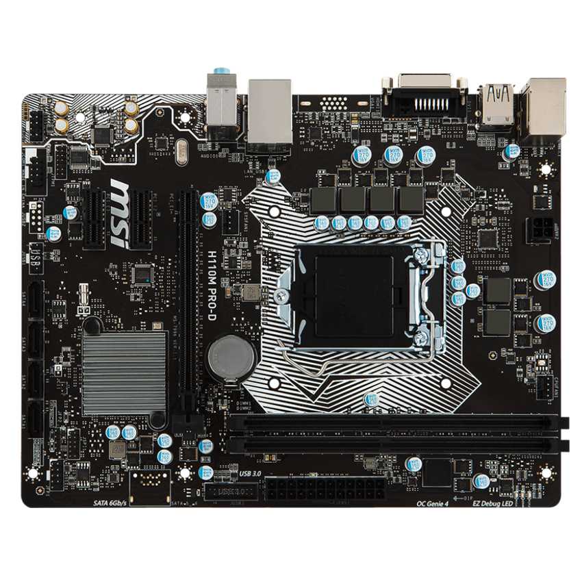 Placa Base MSI H110M PRO-D imagen 2