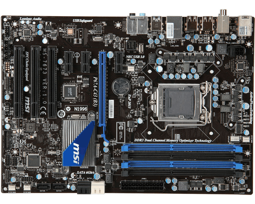 Placa Base MSI P67A-C43(B3) imagen 2