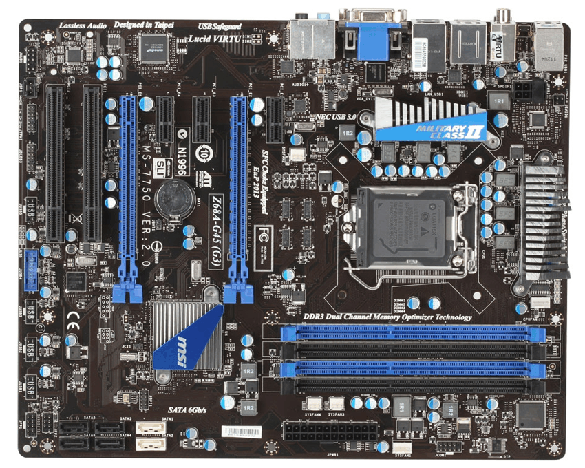 Placa Base MSI Z68A-G45 (G3) imagen 2