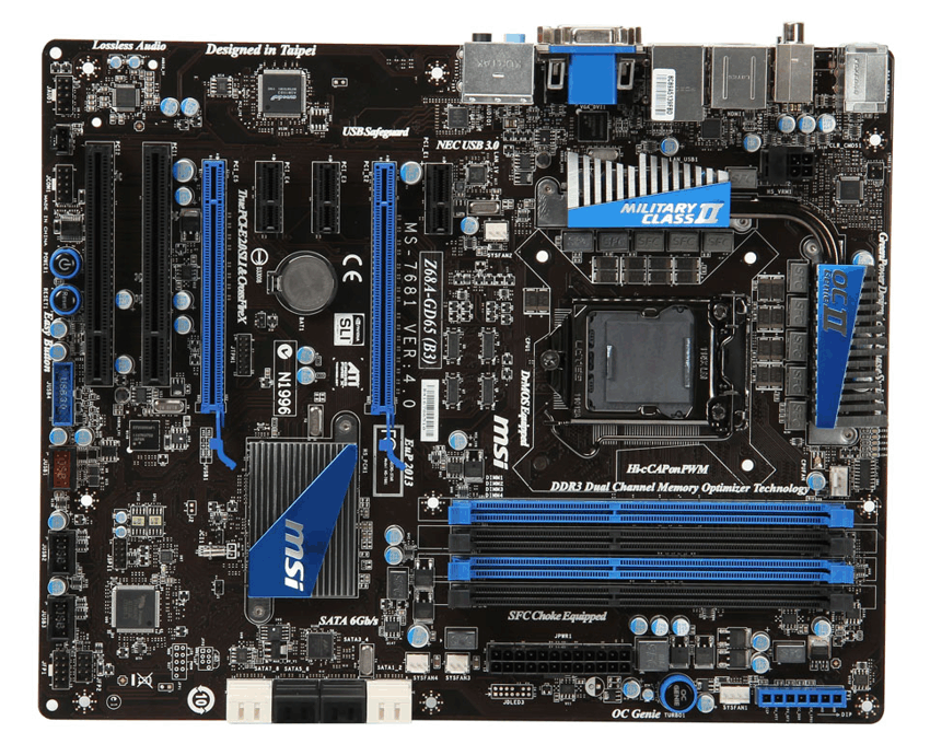 Placa Base MSI Z68A-GD65 (B3) imagen 3