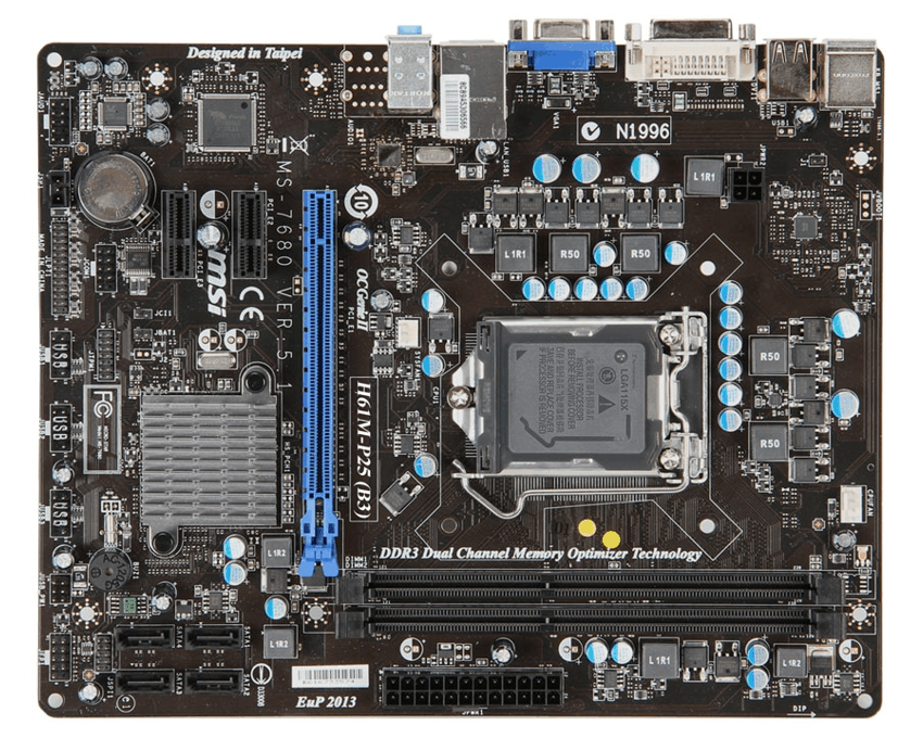 Placa Base Msi H61M-P25 (B3) imagen 2