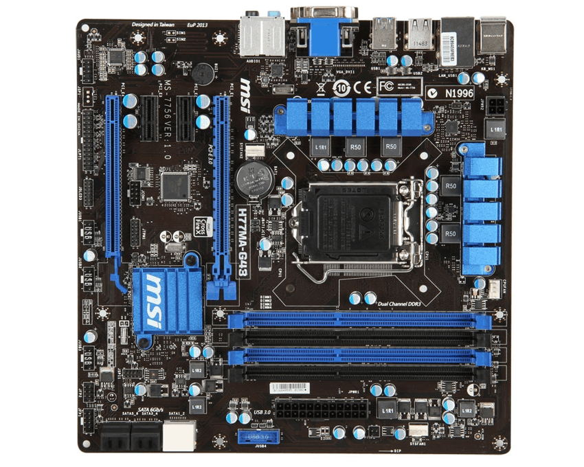 Placa Base Msi H77MA-G43 imagen 2