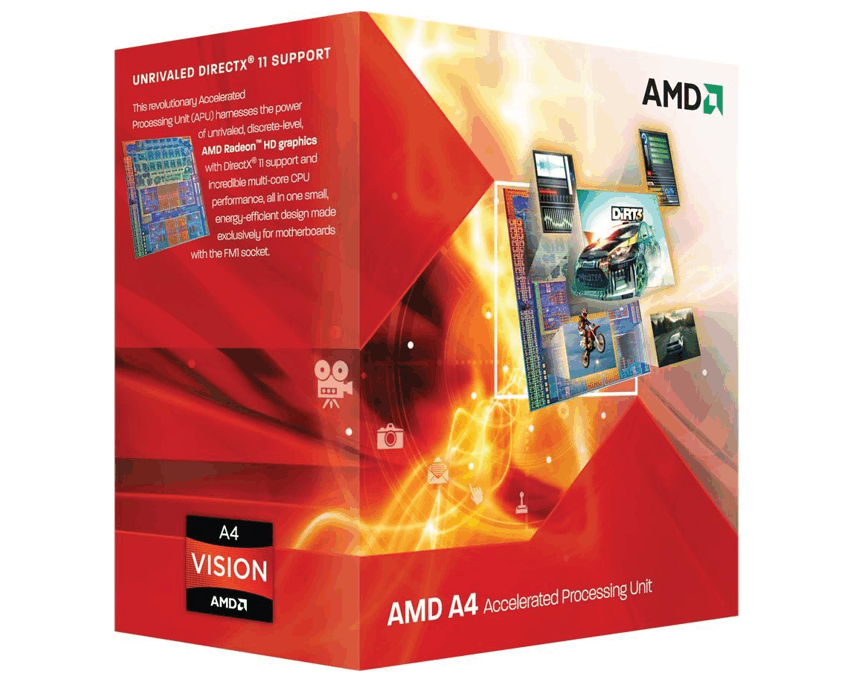 Procesador AMD Fusion A4 X2 3300 Socket FM1