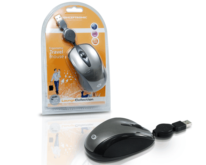 Raton Conceptronic Mini Optical Travel CLLMTRAVCO imagen 2