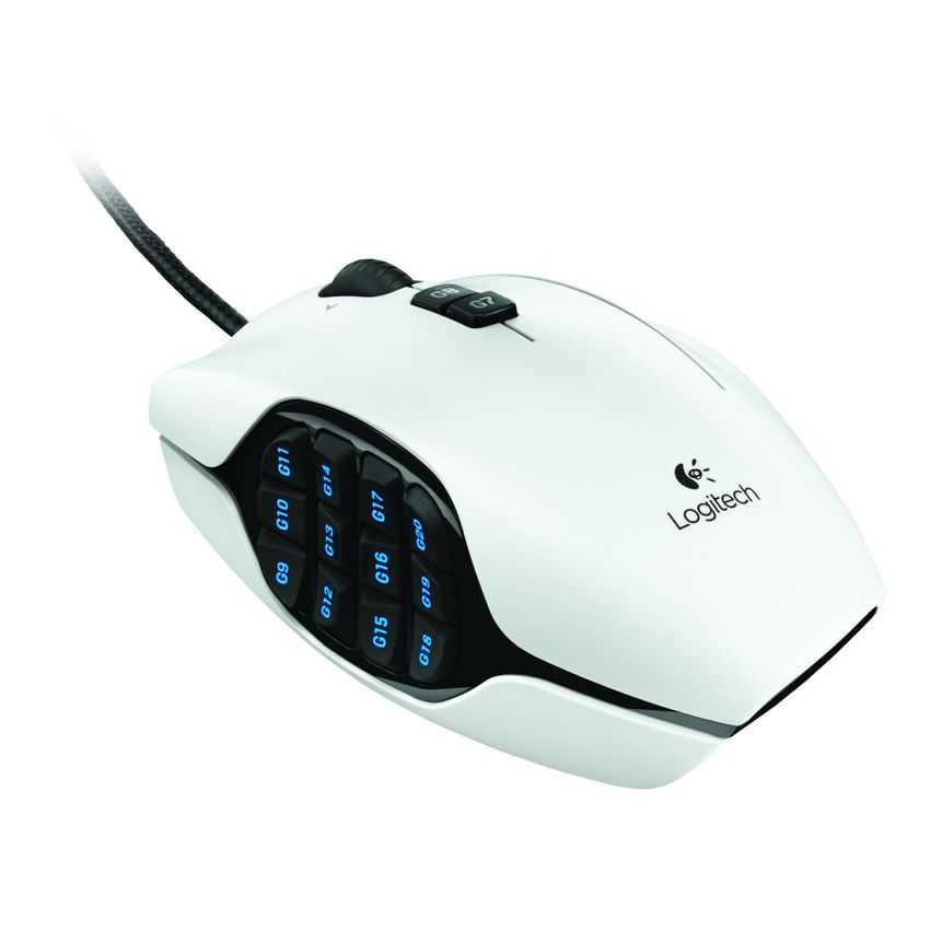 Raton Gaming LOGITECH G600 MMO Nueva edicion Blanco