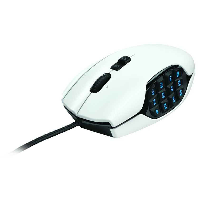 Raton Gaming LOGITECH G600 MMO Nueva edicion Blanco imagen 3