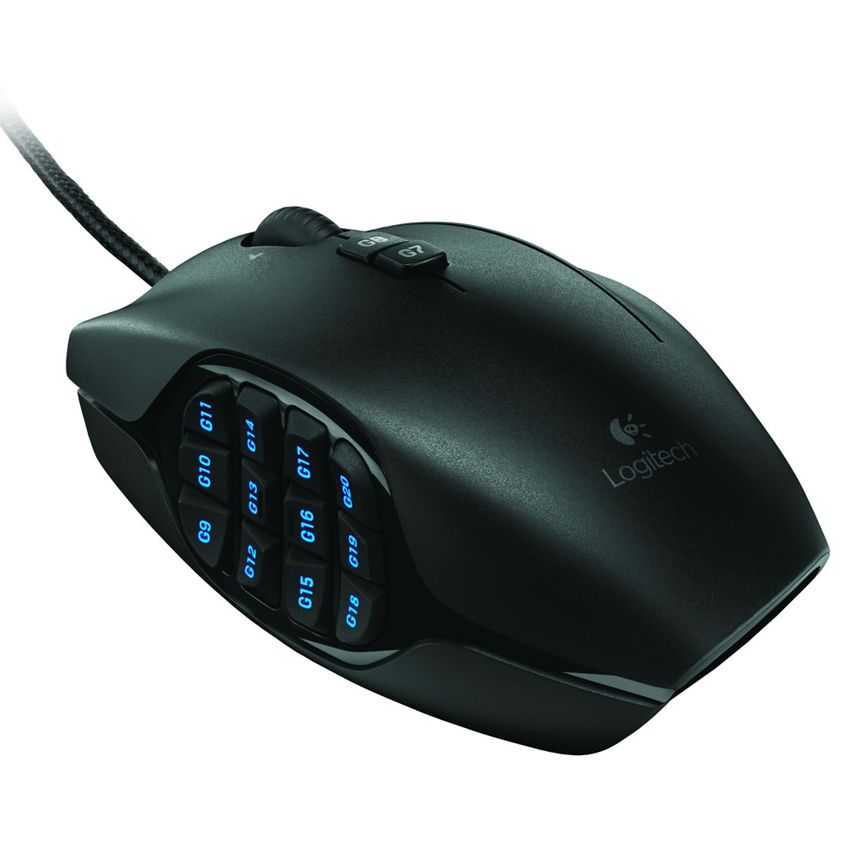 Raton Gaming LOGITECH G600 MMO Nueva edicion Negro