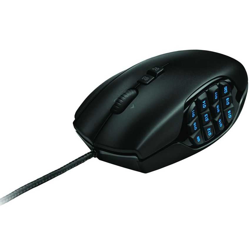 Raton Gaming LOGITECH G600 MMO Nueva edicion Negro imagen 2