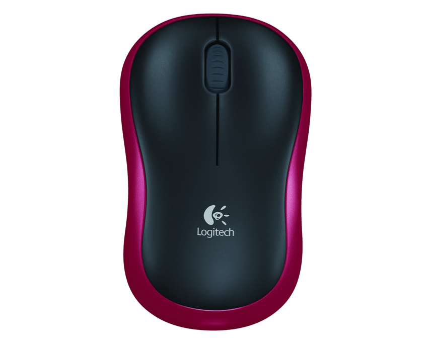 Raton Logitech M185 Rojo Wireless