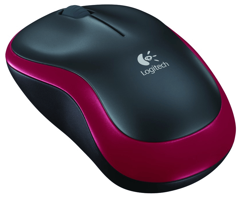 Raton Logitech M185 Rojo Wireless imagen 3