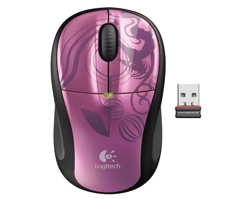 Raton Logitech M305 Dusty Rose Wireless
