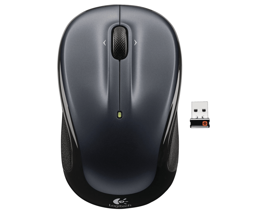 Ratón Logitech Retail Wireless Mouse M325 Dark Silver (910-002142)