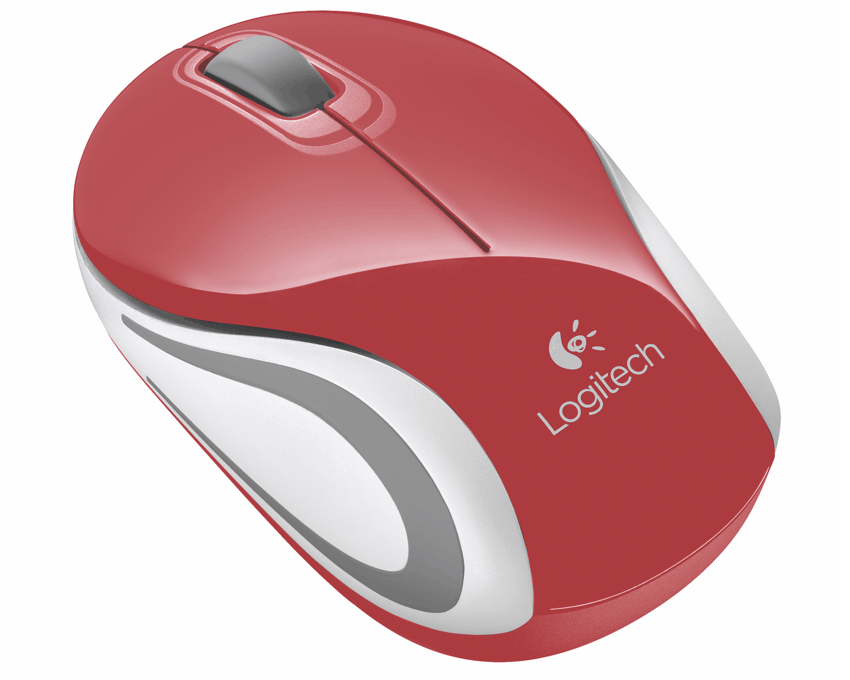 Ratón Logitech Retail n Wireless Mini Mouse M187 Rojo imagen 2