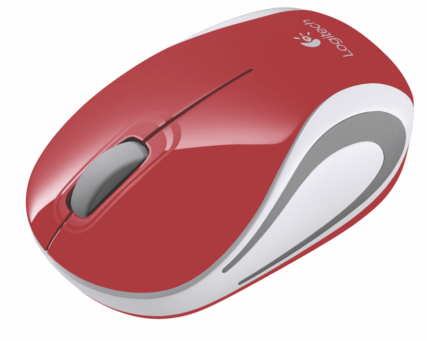 Ratón Logitech Retail n Wireless Mini Mouse M187 Rojo imagen 3