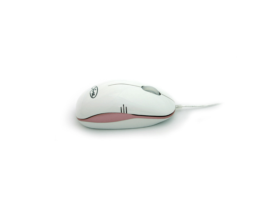 Raton Optico USB 3FREE MCM101/WP BLANCO ROSA imagen 5