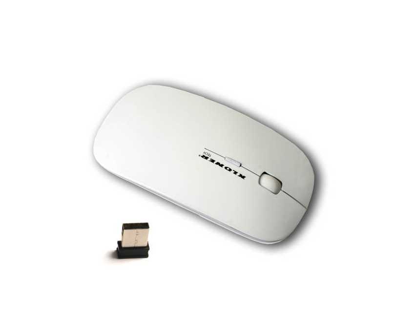 Raton SLIM Wireless KLONER Blanco KRW0089