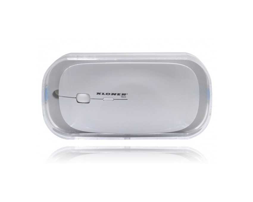 Raton SLIM Wireless KLONER Blanco KRW0089 imagen 3