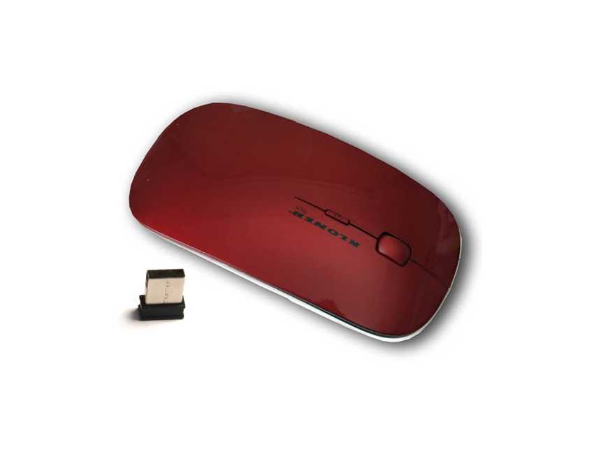 Raton SLIM Wireless KLONER Rojo KRW102
