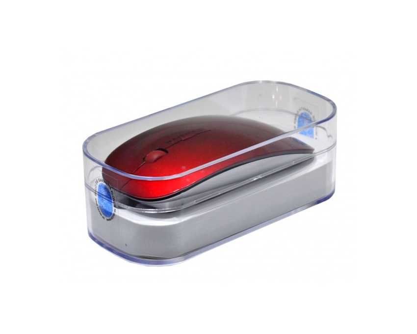 Raton SLIM Wireless KLONER Rojo KRW102 imagen 5