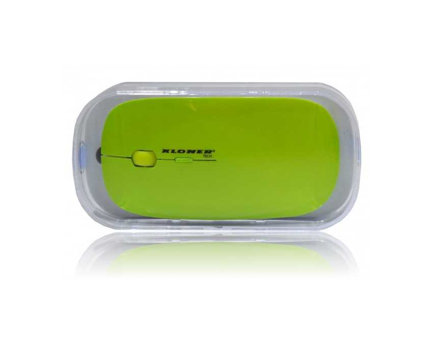Raton SLIM Wireless KLONER Verde KRW200 imagen 3