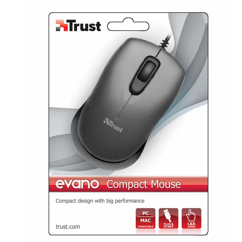 Raton Trust Evano Gris imagen 4