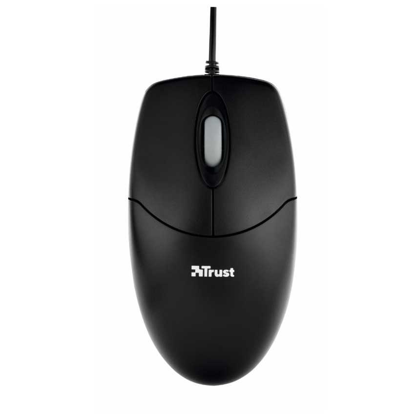 Raton Trust Optical Mouse Negro imagen 2