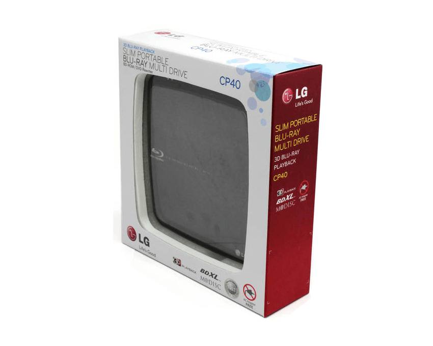 Regrabadora DVD Externa LG con lector de Blu-Ray Slim Retail USB CP40NG10 imagen 3