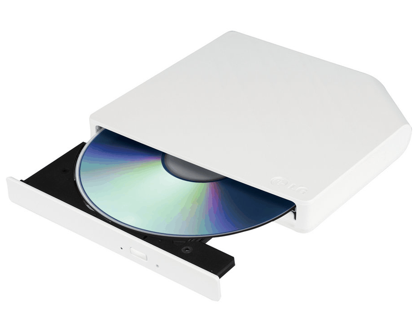 Regrabadora LG Externa Ultra Slim USB Blanca GP30NW20