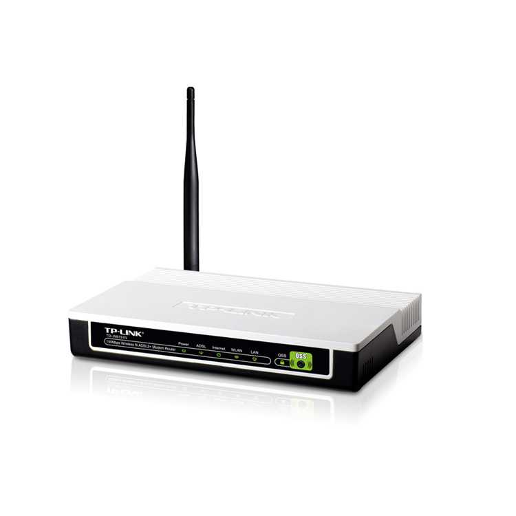 Router TP-LINK ADSL Wireless Lite N 150Mbs - B/G/N - 1 Ant