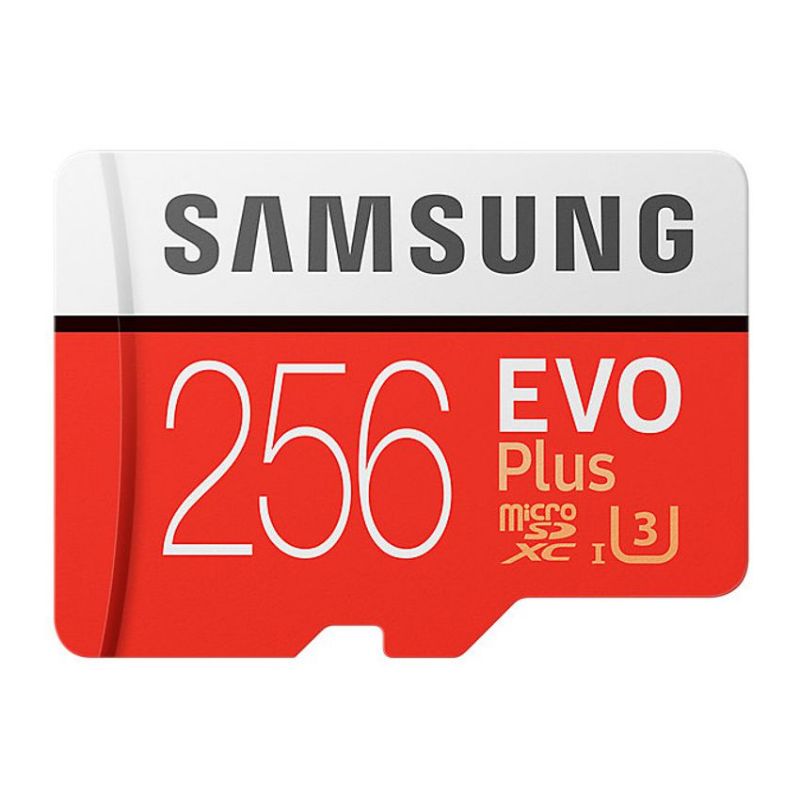 Samsung MicroSD 256 GB EVO Plus Clase 10 con Adaptador
