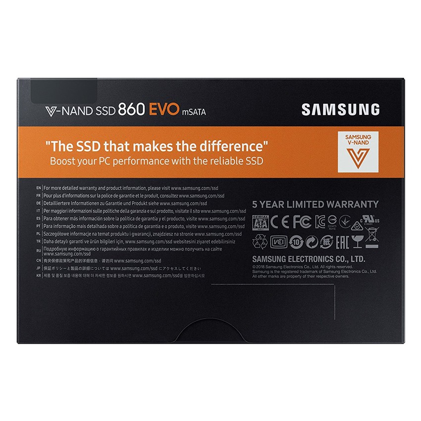 Samsung mSATA EVO 860 1 TB imagen 5
