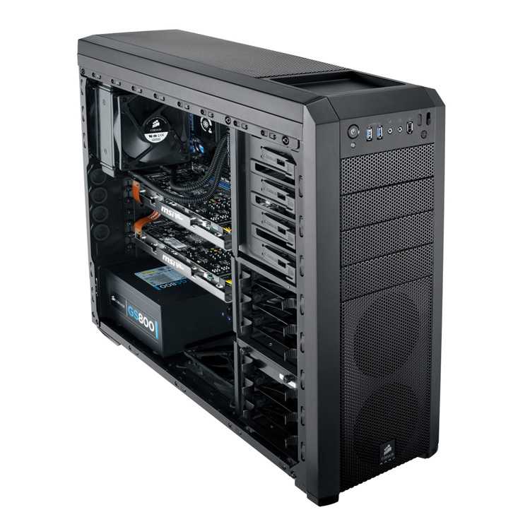 Semitorre ATX CORSAIR 500R Carbide Series Negra  imagen 4