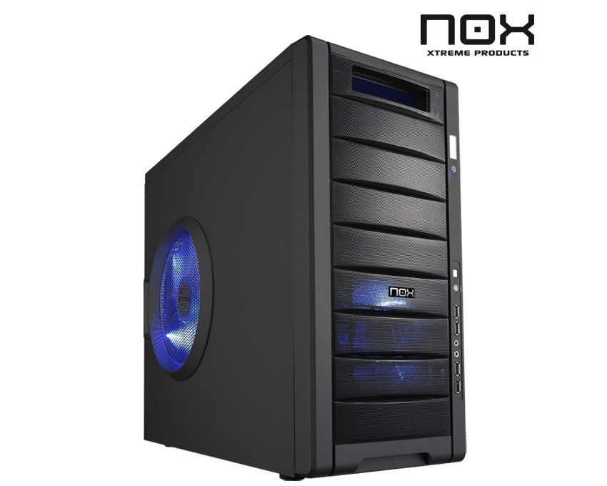 Semitorre ATX NOX Coolbay 25 cm Negra imagen 2