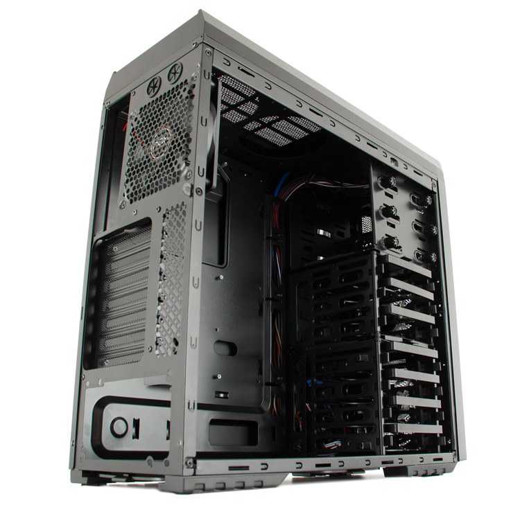 Semitorre ATX NOX Coolbay VX Negra LED Azul imagen 4
