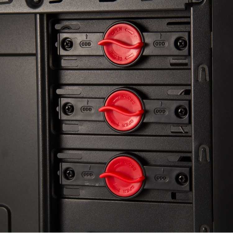 Semitorre ATX NOX NX-3 USB 3.0 LED Rojo imagen 4