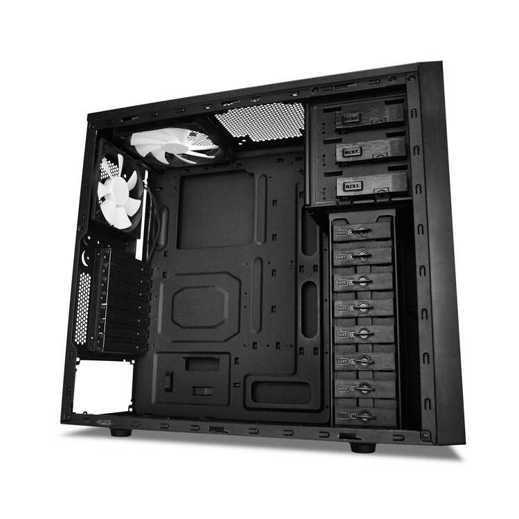 Semitorre ATX NZXT Source 220 Mesh Negra USB3.0  imagen 2