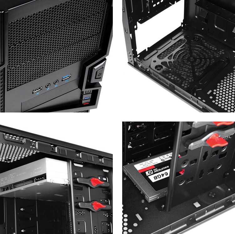 Semitorre ATX THERMALTAKE Commander MS-I Negra