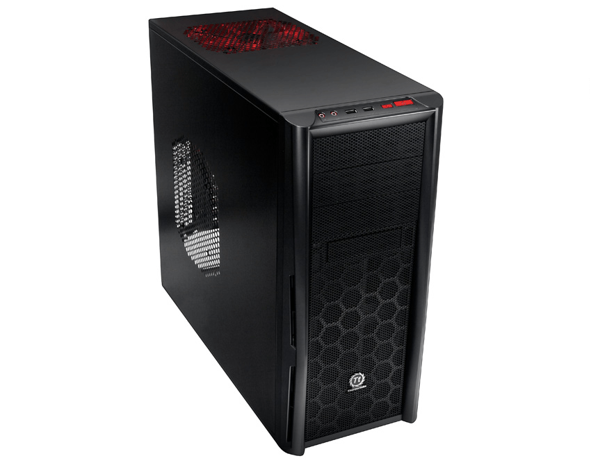 Semitorre ATX THERMALTAKE Element T 20cm LED Rojo imagen 3